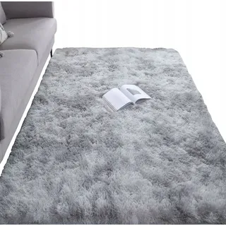 hellgrauer weicher Vlies-Teppich 300x200 CM - Hellgrau