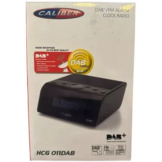 Caliber HCG011DAB DAB+ /FM Alarm Uhren Radiowecker Uhrenradio UKW Retro Schwarz