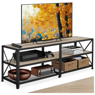 tectake Lowboard TV-Regal, Industrial Style braun