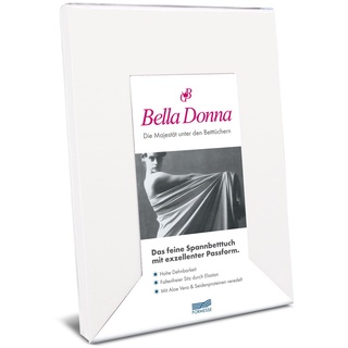 Spannbetttuch Formesse Bella Donna Jersey, Grösse:120x200 - 130x220 cm;Farbe:weiss 1000