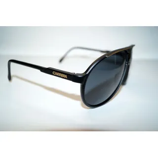 Carrera CHAMPION/N Unisex-Sonnenbrille Vollrand Pilot Kunststoff-Gestell, schwarz