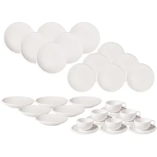 Villeroy & Boch NewMoon Kombiservice 30-tlg. weiß