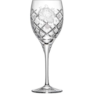 ARNSTADT KRISTALL Rotweinglas Sunrose (24 cm) - Kristallglas mundgeblasen · handgeschliffen · Handmade in Germany
