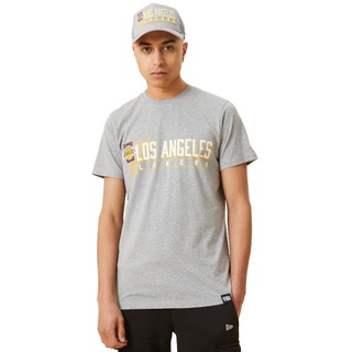 New Era Print-Shirt New Era NBA LOS ANGELES LAKERS Triangle Logo Tee T-Shirt NEU/OVP XL