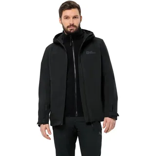 Jack Wolfskin Taubenberg 3in1 Jacke - Black - XL