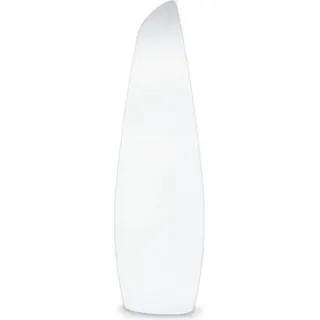 Licht-Erlebnisse Außenleuchte Kunststoff 170 cm Akku IP65 dimmbar RGBW weiß