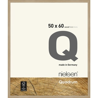 Nielsen Design Quadrum Holz-Bilderrahmen - Eiche natur - Rahmen: 52,2 x 62,2 cm - für Bilder bis 50 x 60 cm