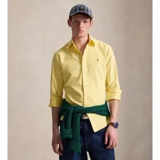Polo Ralph Lauren für Herren. 710805562003 Das ikonische gelbe Oxford-Hemd (XXL), Lässig, Baumwolle, Langarm