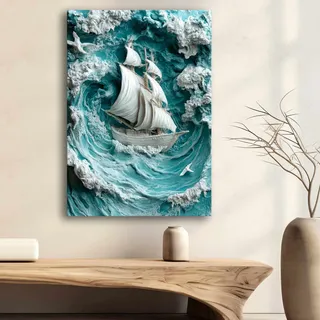 Bild Nadasa, Strukturmaterial Stoff, Edelholzveredelte Struktur, Edelholzveredeltes Holz, 70x100h Cm, Mehrfarbig