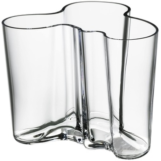 Iittala Vase Aalto 120 mm Klar aus Glas
