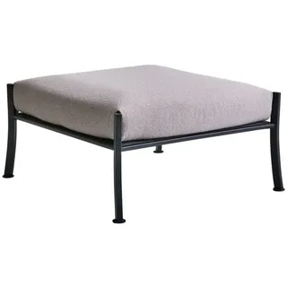 Brafab Delux Gartenhocker Fußhocker schwarz/beige