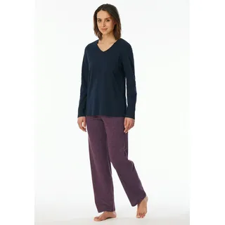 SCHIESSER Schlafanzug 48 Blau
