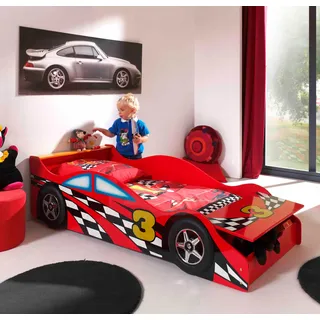 Vipack Autobett Race Car 70 x 140 cm rot