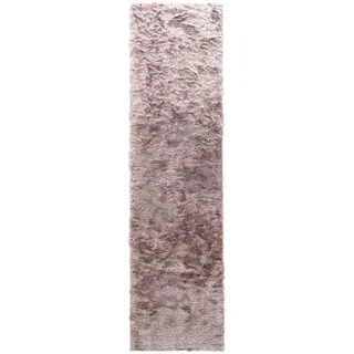 benuta Läufer, Rosa, Textil, Beton Optik, Rechteckig, 80x300 cm, wasserabweisend, Teppiche & Böden, Teppiche, Teppichläufer