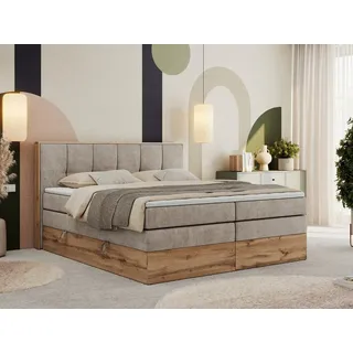MKS Meble ALBERO 1 KING 200 x 200 cm H3 Beige