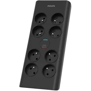 Philips Steckdosenleiste 2 m Schwarz 1 St.