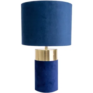 Näve Leuchten - Tischleuchte Bordo - Max. 40W - Blau, 32cm