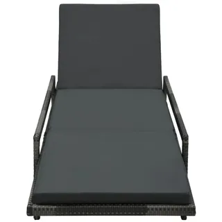 vidaXL 48147 Sonnenliege 196 x 74 x 41,5 cm grau