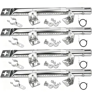 Wakects Gasgrill Brenner Edelstahl verstellbar 30,5-44,5 cm, Ersatz für Landmann Triton