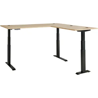 Premium Living Eckschreibtisch Memphis Artisan Eiche / Schwarz