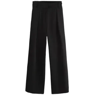 Next Palazzohose Hose mit weitem Bein und Seitenstreifen, Kurzgröße (1-tlg) schwarz 22 (GB: 16 Petite)