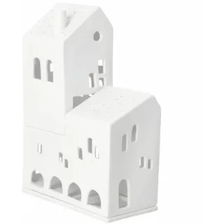 räder Stapelhaus der tanzenden Fenster 15,3 x 7,6 x 22,5 cm weiß