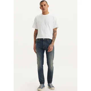 Tapered-fit-Jeans LEVI'S "512 Slim Taper Fit", Herren, Gr. 36, Länge 32, blau (for the thrill adv), Denim/Jeans, Obermaterial: 70% Baumwolle, 28% Lyocell, 2% Elasthan, schmal lang, Jeans, mit Markenlabel