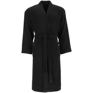 VOSSEN Bademantel Woodstock Schwarz L/XL