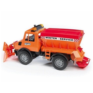 Bruder® Spielzeug-Winterdienst 02572 - Unimog-Winterdienst, LKW Streufahrzeug orange