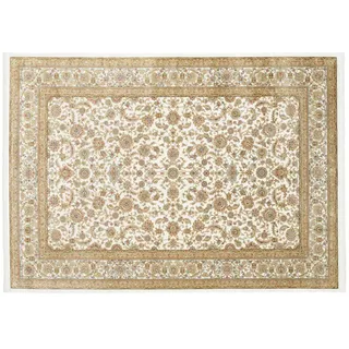 Teppich , beige , Viskose , Maße (cm): B: 140 H: 0,6