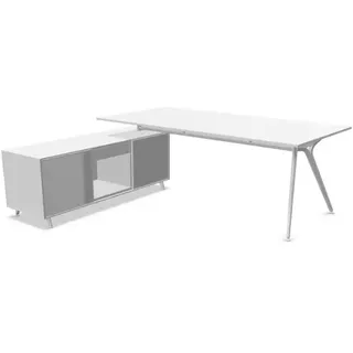 Arkitek Design-Schreibtisch mit Sideboard