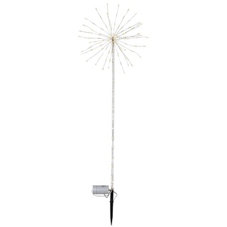 STAR Trading LED-Gartenstecker "Firework Outdoor" in Transparent - (B)36 x (H)100 cm