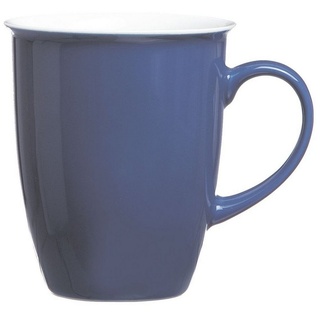 Ritzenhoff & Breker Becher »Doppio«, Porzellan, 320 ml, Kaffeebecher, spülmaschinen-/ mikrowellengeeignet blau