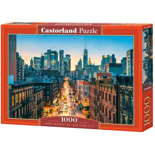 CASTORLAND 1000 Teile Puzzles, Lower Manhattan, New York City, NYC, City View Puzzle, USA Puzzles, Erwachsenenpuzzle, Castorland C-105083-2