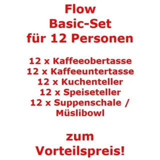 Villeroy & Boch Flow Basic-Set für 12 Personen / 60 Teile