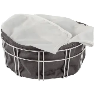 Kuhn Rikon Fondue-Brotkorb Brotaufbewahrung, Schwarz, Weiss