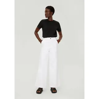 s.Oliver 5-Pocket-Jeans Jeans Suri / Regular Fit / High Rise / Wide Leg Label-Patch weiß 38/32s.Oliver