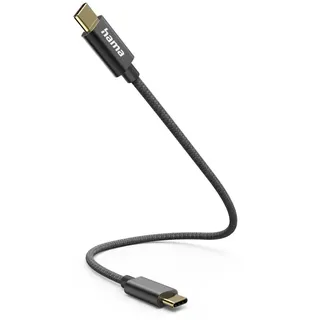 Hama USB-C auf USB-C 0,2 m Schwarz