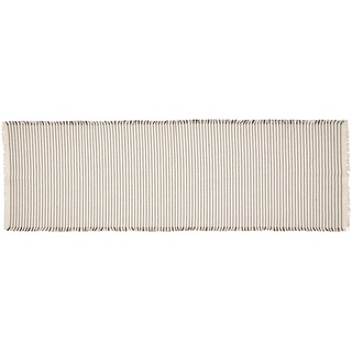 Broste Copenhagen Tischläufer Elouise Off White/Black, 100% Baumwolle, B41,5 x L140 cm, 71210320