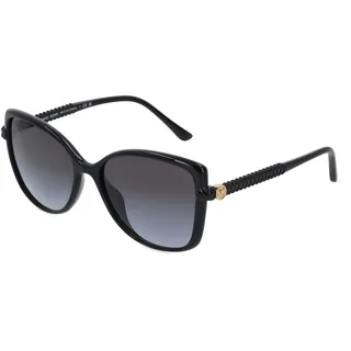 Michael Kors MK2181U Damen-Sonnenbrille Vollrand Butterfly Kunststoff-Gestell, schwarz