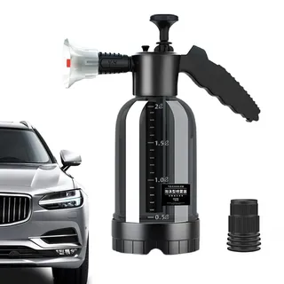 Auto-Schaumsprüher – 2 l Multi-Auto-Waschschaum-Gießkanne, tragbare Waschflüssigkeit, Schaumkanne | Hochdruck-Handdruck-Pumpsprüher für die Bewässerung von Haus, Reinigung, Garten, Hof, (32 x 12 cm)