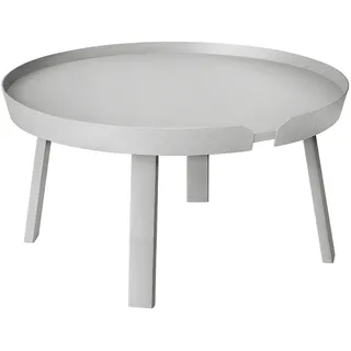 Muuto - Around Couchtisch, hellgrau, Ø 72 cm