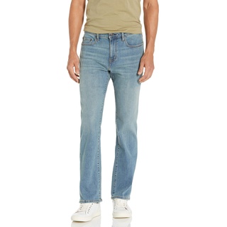 Amazon Essentials Herren Bootcut-Jeans mit gerader Passform, Hellblau Vintage, 28W / 30L