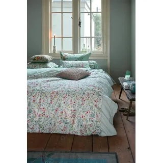 PiP Studio Dekokissen Quilty Dreams Khaki 45X45 Khaki Baumwollsamt 45 x