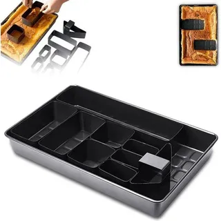 Famanu Backform Zahlen und Buchstaben - Aluminium, verstellbar, 37,5 x 23,8 x 5 cm