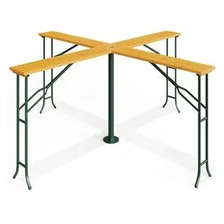 CASARIA Quattro Gartentisch 241 x 241 x 104 cm Braun