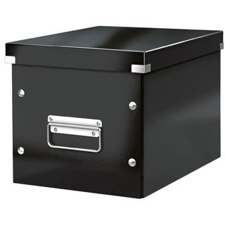 Aufbewahrungs- und Transportbox mittel »Click & Store Cube 6109« schwarz, Leitz, 26x24x26 cm