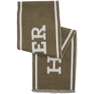Tommy Hilfiger TH Monotype Scarf Army Green - 192 cm x 28 cm