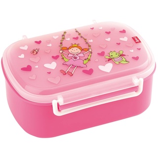 SIGIKID 24472 Brotzeitbox Pinky Queeny Lunchbox BPA-frei Mädchen empfohlen ab 2 Jahren rosa, 11 x 7 x 17