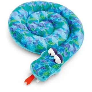 NICI Kissen Schlange rund 30cm - grün - Flauschiges Kuscheltierkissen für Jungen, Mädchen, Babys und NICI Kuscheltierliebhaber, Kuschelkissen für Zuhause, Kindergarten oder unterwegs - 61729